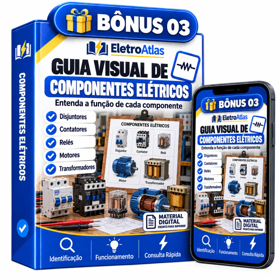 Mockup Bônus 3 — Guia Visual de Componentes Elétricos